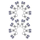 16 Pcs Curtain Track Gliders Roller Sliding System Ceiling Pulley