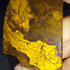 249CT Yowah BOULDER OPAL Australia  Polished Tree Branch Obelisk Amazon Natural