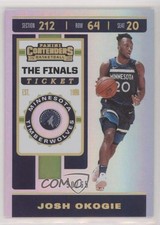 2019-20 Panini Contenders The Finals Ticket 50/65 Josh Okogie #52 06xl