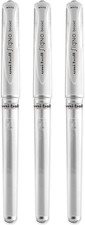 UM 153 Signo Broad Point Gel Pen - White - Pack of 3