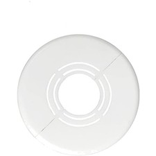 Heizungsrohr Rosette 2 Stück Abdeckrosette Rohrabdeckung 3 Größen in 1 weiße