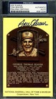 Tom Seaver PSA DNA Signed Gold Hall of Fame Plaque Postcard Autograph