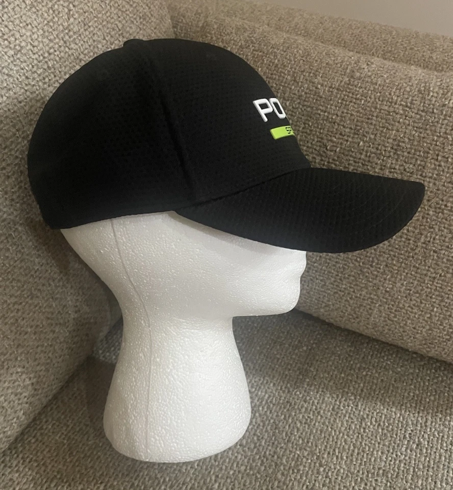 NUEVO SIN ETIQUETAS Ralph Lauren Hombre Talla S/M Polo Deportivo Sombrero Negro Con Acento Verde Foto 2 de 4