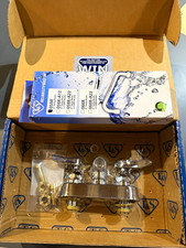 T&S B-1115-LN Wall Mount Faucet 4in Centers Lever Handles 6in Swing Nozzle