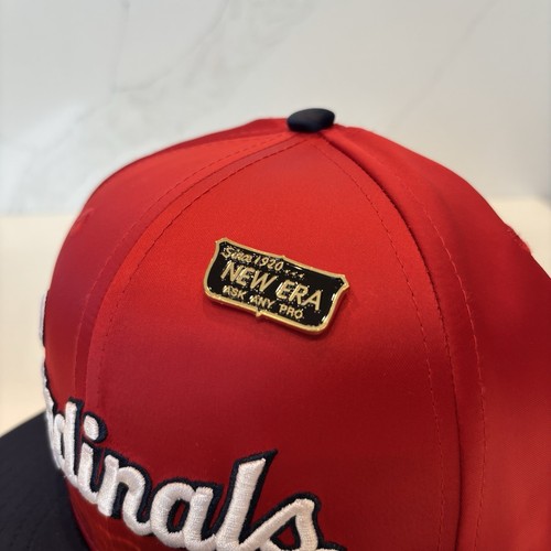 New Era MLB St. Louis Cardinals 59Fifty 5950 Fitted Cap 7 1/2 Red Blue Satin Pin - Picture 2 of 5
