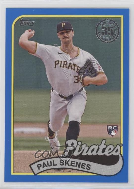 2024 Topps Update 1989 Topps Baseball Blue Paul Skenes #89US-46 Rookie RC