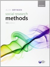 Social Research Methods by Bryman, Alan Book The Cheap Fast Free Post