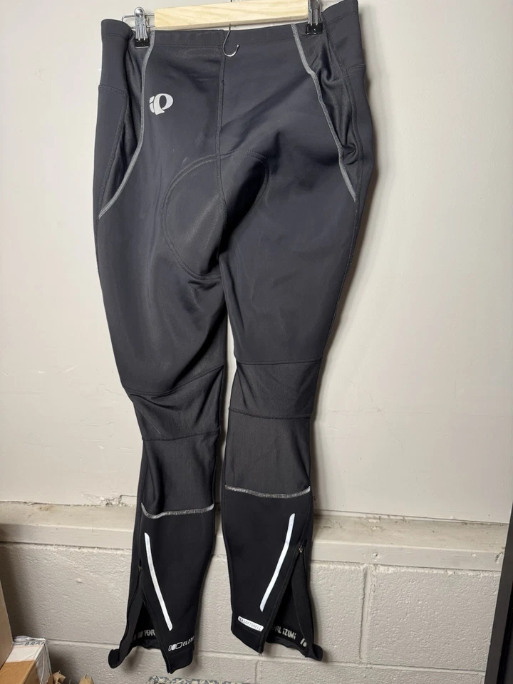 Pantalones de ciclismo negros Pearl Izumi Elite Series para hombre mallas acolchadas con cremallera piernas XL Foto 2 de 4