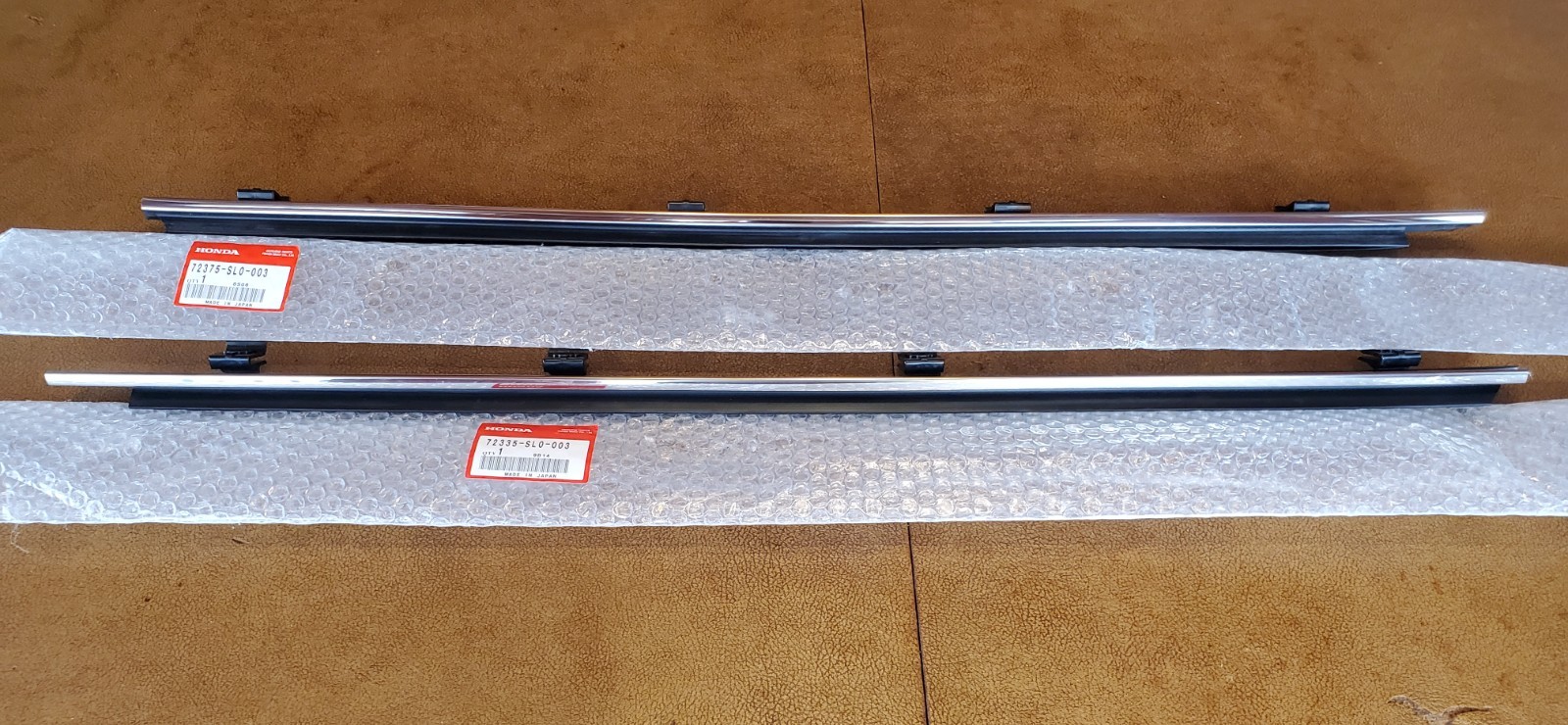 ACURA NSX NA1 1991-1994 Genuine Door Inner Weatherstrip Right & Left Set OEM