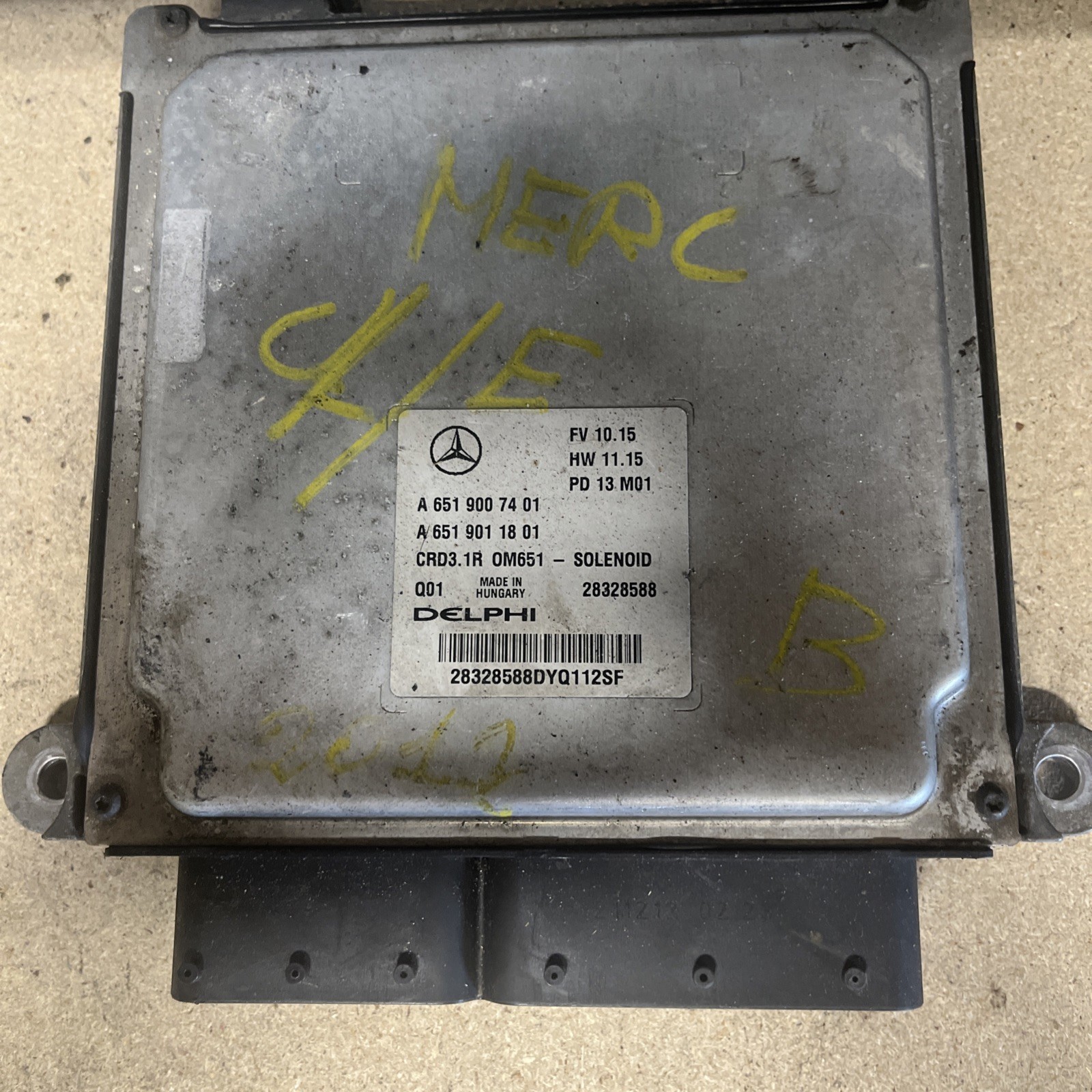 6519007401 centralina mercedes-benz