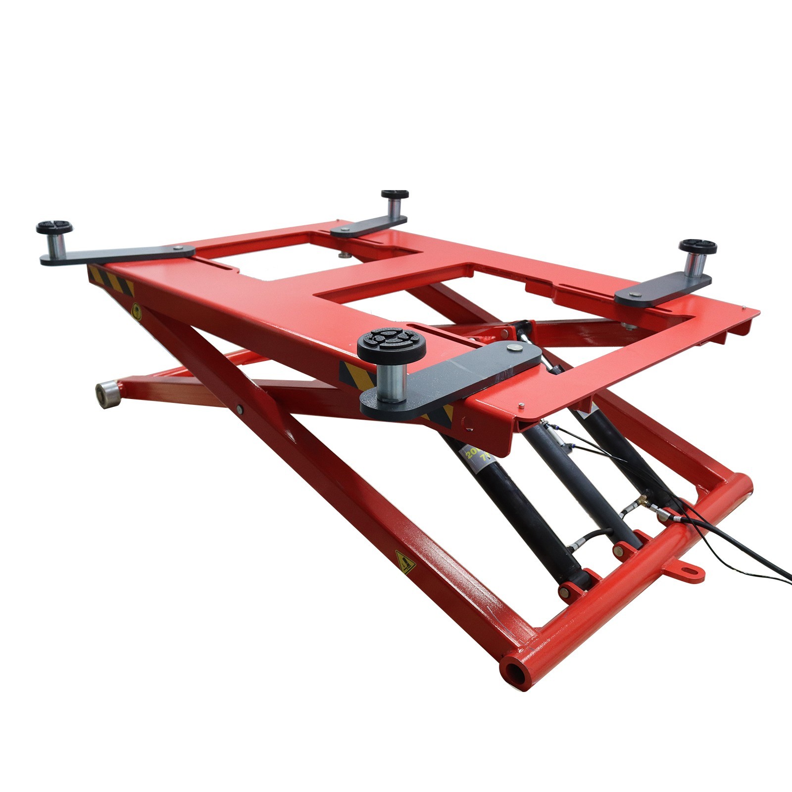 Large Plateform 6000lbs 4.33"-49.2in Rise Scissor Car Lift Auto Repair Lift Tool