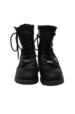 Xelement Black Motorcycle Biker Boots Men display picture 2