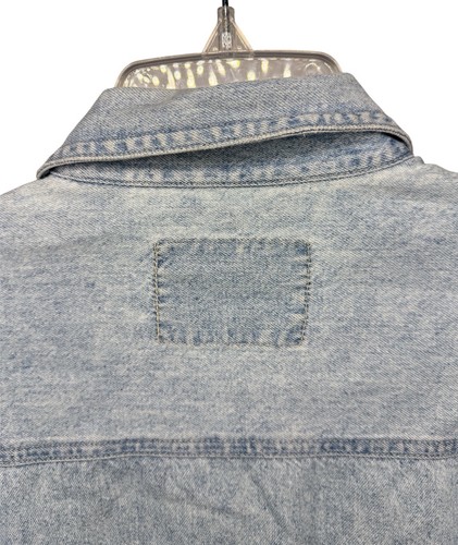 Vintage Levi's Men's Small Blue Denim Long Sleeve Button Up Jean Shirt - Picture 8 of 13