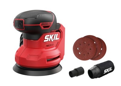 SKIL 3746 CA Akku-Exzenterschleifer (eben/geschwungen Oberfläche,Einhandbetrieb)