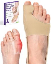 2 PCS Bunion Corrector Women Men Toe Straightener, Breathable Spacer Sock L