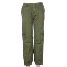 Joie Aerial Utility Ankle Pants Women  s Sz 10 Fatigue Green Cargo Joggers 228