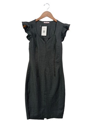 BLUGIRL FOLIES BY BLUMARINE Businesskleid Damen Gr. 36/S Grau Elegant