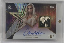 2025 Topps Universe WWE Superstar Relic Signatures Charlotte Flair Auto #69/99