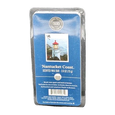 Bridgewater Nantucket Coast Scented Wax Bar 2.6 oz 6 blocks New 