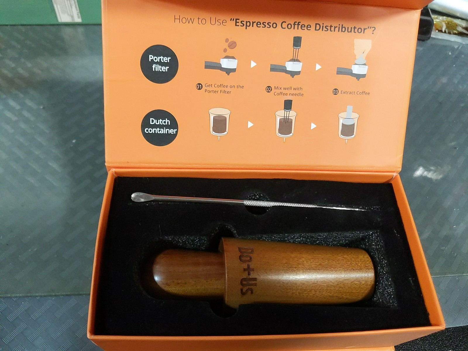 WDT Tool - Espresso Distribution Tool with 0.8mm Thick Spring Wire #H4