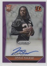 2015 Panini Prizm Rookie Signatures Violet Prizm Josh Shaw #RS-JS Auto 0f8
