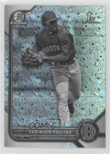 2022 Bowman Chrome Black & White Mini-Diamond Refractor Eddinson Paulino 2y0