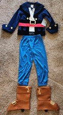 Disney Store Jake And The Neverland Pirates Costume Size 3 Deluxe Dress-up
