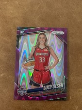 Lucy Olsen, Washington Mystics | 2025 Panini Prizm Purple Seismic (150/175) #145