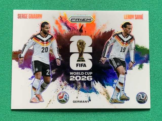 2026 Prizm World Cup Leroy Sane & Serge Gnabry Dual Color Blast Germany SP