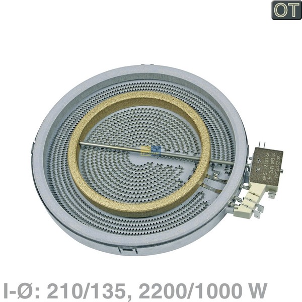 Bosch Siemens HausgeräTe StrahlheizköRper 210/135Mm 2200/1000W 230V-image