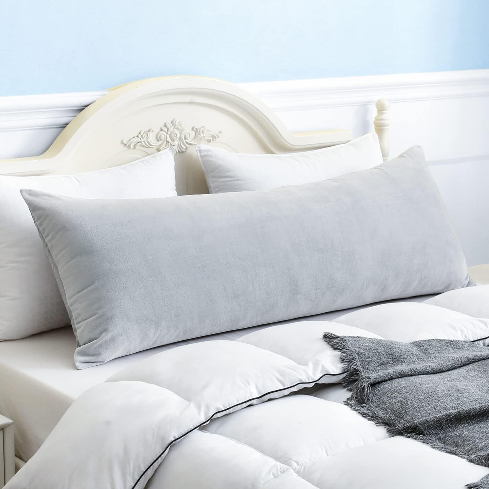 HYMOKEGE Firm Full Body Pillow for Adults 20x54 Long Sleeping Support