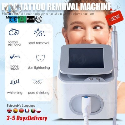 Salon Picosecond Laser Gear Tattoo Spots Removal Pore Brightening Skin Device