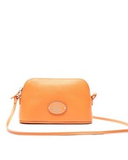 Lacoste Women's Grained Leather Dome Crossbody