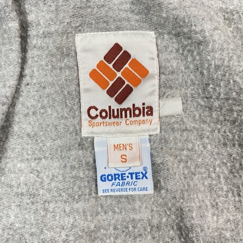 VTG Columbia Men's Size S Gore Tex Hooded Full Zip Rain Hiking Jacket Small * - Picture 3 of 15
