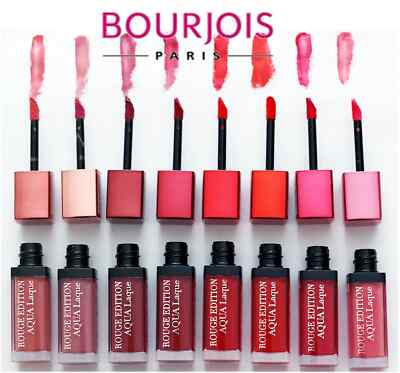 BOURJOIS 1 Lippenstift Rot Ausgabe Aqua Lack 03 Dunkelbraun Croyable Neu