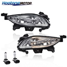 Pair Fog Lights Front Bumper Lamps W Bulb Kit Fit For 2011-2013 Hyundai Sonata