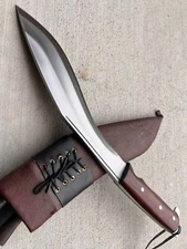 SALE 30% OFF,Full Tang Kukri -11" Gurkha Afghan Issue Brown Sheath Khukuri Knife