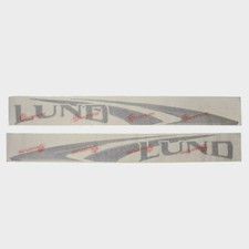 Lund Boat Graphic Hull Decals 2280257 Black Silver Vinyl Set Of 2 Lund Boat Graphic Hull Decals 2280257 Black Silver Vinyl Set Of 2