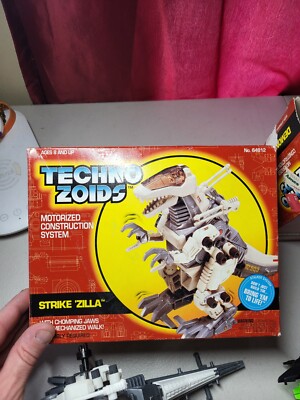 Lot Of 2 Toys Vintage Techno Zoids STRIKE ZILLA Demon Lizard
