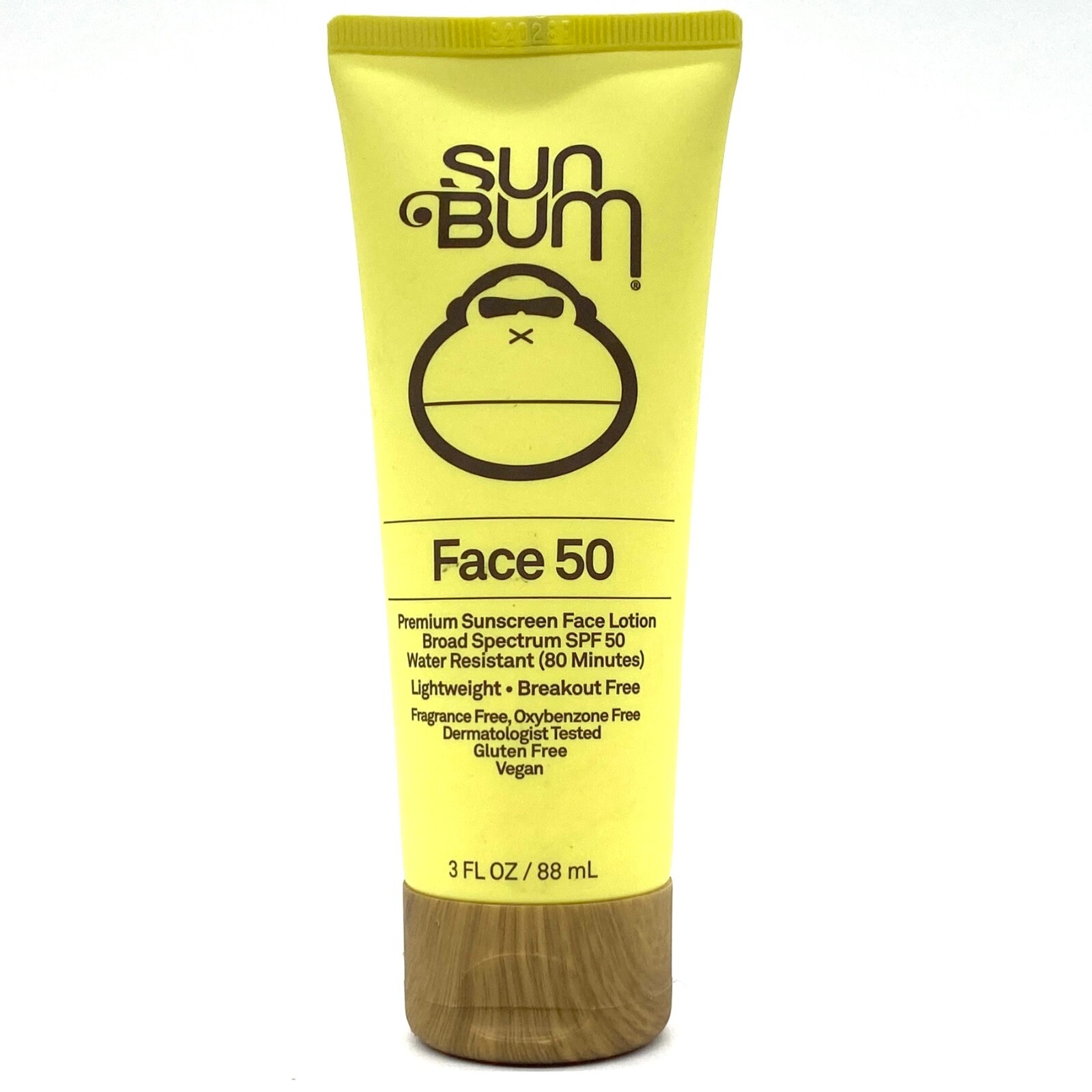 Sun Bum SPF 50 Sunscreen Face Lotion Vegan Reef Friendly Octinoxate 
