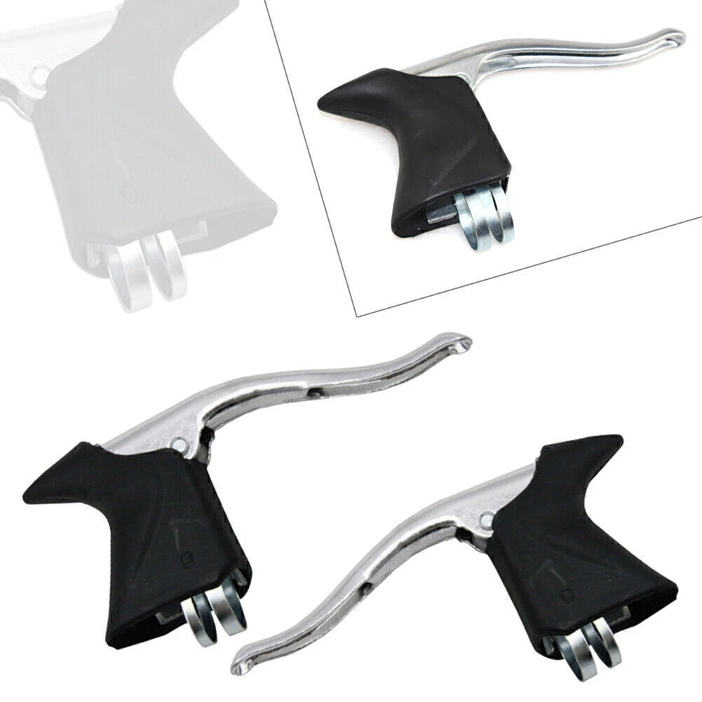 Leviers De Frein Universels Pour Vélo De Route Vintage - Pinces 23,8 Mm - Barillets Ajustables - Occasion Italie