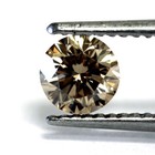 GIA Loose Certified .68ct VS1 yellowish brown round diamond vintage estate  — photo 1