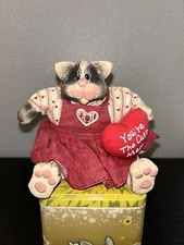 Russ Berrie Kathleen Kelly Critter Factory Cat Shelf Sitter You’re The Cats Meow