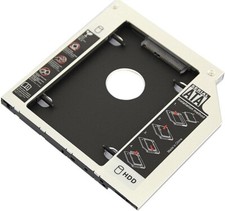 2.5 inches SATA 2nd HDD/SSD HARD DRIVE SATA to SATA caddy Tray for 9.5mm Laptop