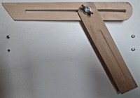 Holzschmiege Verstellbare Schmiege 320Mm 32Cm Winkelmesser Stellwinkel Schreiner