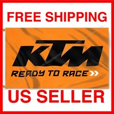 KTM Racing 3X5 Flag Banner Sport Motorcycle Garage Biker Fast Free Shipping