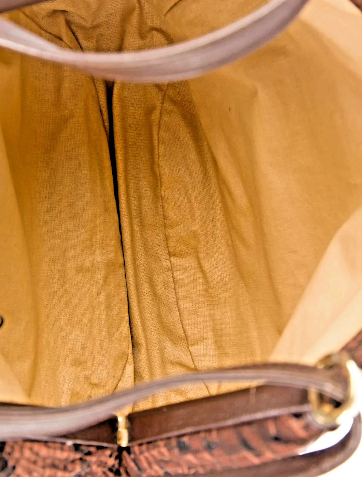 Borsa Bottega Veneta con bordo in pelle marrone stampa animalier doppie cinghie X corpo *RARA*