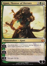MTG Ajani, Mentor of Heroes Journey into Nyx Magic the Gathering NM/M PACK FRESH