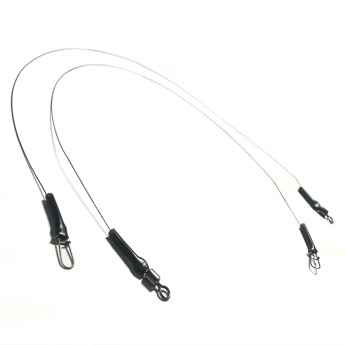 Leeda Pike Spinning Trace 30lb 7 Strand Wire Traces Lure Predator Fishing 2 Pack