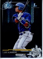 2017 Bowman Chrome Prospect #BCP8 Luis Almanzar Padres